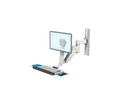 GCX WMS-0004-02 Wall Mount System, Adjustable Height, 8 Extension, Vesa, Keyboard