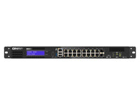 QNAP QGD-1600-4G-US 16-PORT 1GbE Switch with 2 RJ45 and SFP+ Combo Port with Intel Celeron J411 Processor and 4GB DDR4 RAM NAS