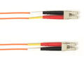 Black Box FOCMP10-LCLC-OR-10 10 MM FO Patch Cable Duplx, PL, Orange, Lclc, 10 Feet