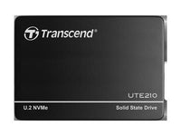 Transcend TS4TUTE210T 4TB, U.2 SSD, PCIe Gen4x4, NVMe, 3D TLC BiCS5, PE: 3K, extended temp., PLP