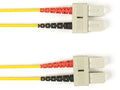 Black Box FOCMPM4-SCSC-YL-7 OM4 MM FO Patch Cable Duplx, Plenum, Yellow, Scsc, 7 FT (2M)