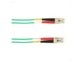 Black Box FOLZHM4-008M-LCLC-GN OM4 MM FO Patch Cable Duplx, Lszh, Green, Lclc, 8 Meter