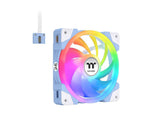 Thermaltake CL-F184-PL14BU-A SWAFAN EX ARGB 14 Hydrangea Blue Cooling Fan, Magnetic Connection with Swappable Reversable Blades, 140mm