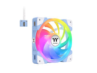 Thermaltake CL-F184-PL14BU-A SWAFAN EX ARGB 14 Hydrangea Blue Cooling Fan, Magnetic Connection with Swappable Reversable Blades, 140mm