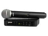 Shure BLX24/PG58-H11 Vocal System with (1) BLX4 Wireless Receiver and (1) Handheld Transmitter with PG58 Microphone