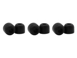 Shure EACYF1-6L 6-pack (3 pair) Large 100 Series Comply foam sleeves for Earphones - Hanging Retail Packaging