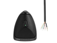 Shure MX392BE/O Omnidirectional - Condenser Boundary Microphone, Built-in Preamp, Attached 12 Unterminated Bottom-exit Cable, Logic Functions