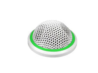 Shure MX395W/BI-LED White Button Mic, BIDIRECTIONAL, remoteable LED, 5-Pin XLR (Female Connector Included)