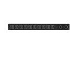 Vertiv VA4N11A0 rPDU, Rack Transfer Switch Monitored Unit Level, 15A, 120V, 1.4kW, Horizontal, (10) NEMA 5-15R, 10ft / 3m power cords with 5-15P