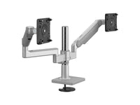 Humanscale X2NTNBBSETBDTB12 M/Flex for M2.1 Monitor Arm for Dual Monitors with 12 Post - Silver with Gray Trim