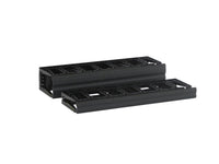 Chatsworth 13930-701 Velocity Horizontal Cable Manager, Single-Sided, 1U, Black