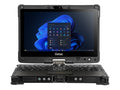 Getac V110 Gen 7 11.6" Fully Rugged Convertible Laptop - Core i7-1255U, 16GB RAM, 512GB SSD, Windows 11 Pro, TAA (VSEB2YTABXXA)