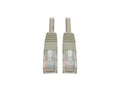 Eaton Tripp Lite N002-100-GY Cat5e 350 MHz Molded (UTP) Ethernet Cable (RJ45 M/M), PoE - Gray, 100 ft. (30.5 m)