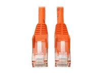 Eaton Tripp Lite N201-002-OR Cat6 Gigabit Snagless Molded (UTP) Ethernet Cable (RJ45 M/M), PoE, Orange, 2 ft. (0.61 m)