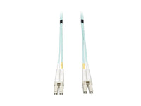 Eaton Tripp Lite N820-02M 10G Duplex Multimode 50/125 OM3 LSZH Fiber Optic Cable (LC/LC), Aqua, 2 m (6 ft.)