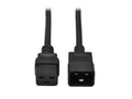 Eaton Tripp Lite P036-003-15A Power Extension Cord, C19 to C20 - Heavy-Duty, 15A, 250V, 14 AWG, 3 ft. (0.91 m), Black