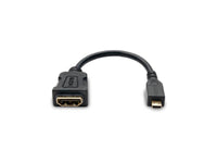 Eaton Tripp Lite P142-06N-MICRO Micro HDMI to HDMI Adapter for Ultrabook/Laptop/Desktop PC - (Type D M/F), 6 in. (15.2 cm)