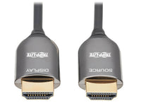 Eaton Tripp Lite P568F-20M-8K6 8K HDMI Plenum-Rated Fiber Active Optical Cable (AOC) - 8K UHD @ 60 Hz, HDR, M/M, Black, 20 m (65 ft.)