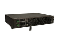 Eaton Tripp Lite PDUMH30HV 5.5kW Single-Phase Local Metered PDU, 208/230V Outlets (16 C13 / 2 C19), L6-30P, 12 ft. (3.66 m) Cord