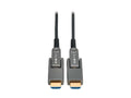 Eaton Tripp Lite P568FMM-20M-8K6 8K HDMI Fiber Active Optical Cable with Detachable Connectors M/M 8K60Hz Black 20M