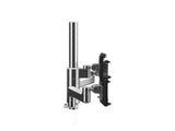 Humanscale X2NM0NCWNTD8TD8TD18 M/Flex for Triple Monitors, No Mount, 18 Post, Polished Aluminum with White Trim