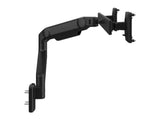 Humanscale M81NTNHBB2B M8.1 Monitor Arm with Direct Hardwall Mount, Angled Link and Dynamic Link, Crossbar for Dual Moni