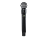 Shure ADX2TA/SM58=-K54 ADX HH 606-663 MHz TAA, Durable, moisture-resistant, lightweight metal case, Up to 9 hours of runtime with SB920A rechargeable battery