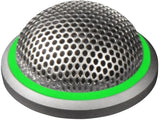 Shure MX395AL/O-LED-TA Omni Button Mic, Aluminum W/ LED TAA