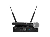Shure QLXD2TA/SM58=-V50 QLXD2 WIRELESS HH W/SM58 HEAD TAA - 24-Bit digital audio quality;Incredibly efficient RF spectrum usage