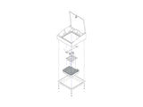 Oberon 1007-ANTMNT Locking Right-Angle Wall Mount with Interchangeable Trim for Mounting Antennas