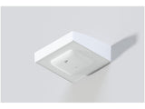 Oberon 1007-LPDOME Locking Right-Angle Wall Mount with Low Profile White Plastic Dome