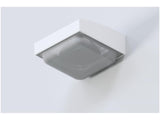 Oberon 1007-LPDOME Locking Right-Angle Wall Mount with Low Profile White Plastic Dome