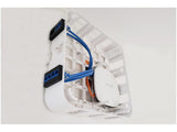 Oberon 1019-SM Surface Wall Mounted Plastic Access Point Enclosure and Cable Organizer with Low-Profile Snap-on Cover