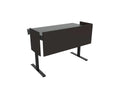 Heckler H901-SL-1595 Premium Modesty Panel Set - 6U - Black Laminate