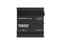 Teltonika TSW202000000 TSW202 PoE+ L2 managed Switch 8 GbE, 2 SFP ports, PROFINET disabled by default