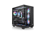 Thermaltake CA-11E-00M1WN-00 View 380 XL TG ARGB Mid Tower Chassis - Black