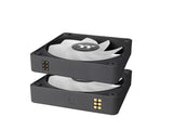 Thermaltake CL-F193-PL14SW-A CT140 EX Reverse ARGB Sync PC Cooling Fan (3-Fan Pack) - Black