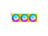 Thermaltake CL-F223-PL12BB-A CT120 EX Reverse ARGB Sync PC Cooling Fan (3-Fan Pack) - Bumblebee