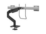 Humanscale M82BRBB M8.1 Dual Monitor Arm, Crossbar with Handle, Angled/Dynamic Links, Grey 100x 100mm VESA