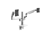 Humanscale X221ETWC M/Flex M2.1 Dual Monitor Arm, 8/Dynamic Links, 12 Post, 100x100mm VESA