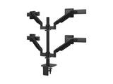 Humanscale X242DSBC M/Flex M2.1 Quad Monitor Arm, Stacked (Two Over Two), Dynamic Links with Slider, 24 Post, 100x100mm