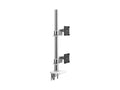 Humanscale X822NTWD M/Flex M8.1 Dual Monitor Arm, Stacked (One over One), No Links, 30 Post, 100x100mm VESA