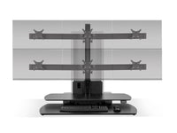 HAT Design Works 1TCH-3/3-SLV One Touch 3 over 3, Silver, holds 0-25 lbs center, 0-15 lbs wings, up to 24, Clamp/Rail mount