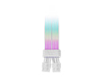 Thermaltake AC-082-CN6NAN-A1 The Tt Mod 8 pin ARGB Cable features a transparent LED tube