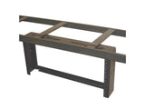 Chatsworth 13394-704 Cable Runway Patch Panel Rack with Cross-Member Brackets; 19INW x 9.31INH; Black
