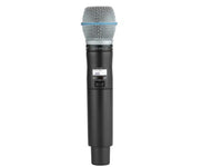 Shure ULXD2TA/B87A=-G57 Handheld Transmitter, Beta87A, TAA, The ULXD2 is a handheld wireless transmitter compatible with ULX-D Digital Wireless Systems