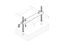 Chatsworth 11241-E12 Adjustable Floor Support Channel; 12INW x 8INH; Glacier White