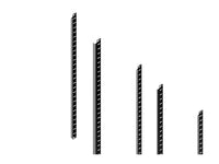 Chatsworth 12787-524 Equipment Mounting Rail Kit for CUBE-iT Wall-Mount Cabinet; 24INH (610 mm); 12U; #12-24 Tapped; Alu