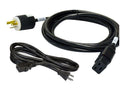 Chatsworth 17763-009 PDU Input Power Cord, 200-240V, C19 to L6-20P, 10ft, 120 in (3048 mm) L x 2 in (51mm) H x 2 in (51mm) W
