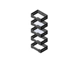 Chatsworth 32573-700 Cable Ring Kit for 6INW (150 mm) Motive Single-Sided Vertical Cable Manager; Black with Black Gates
